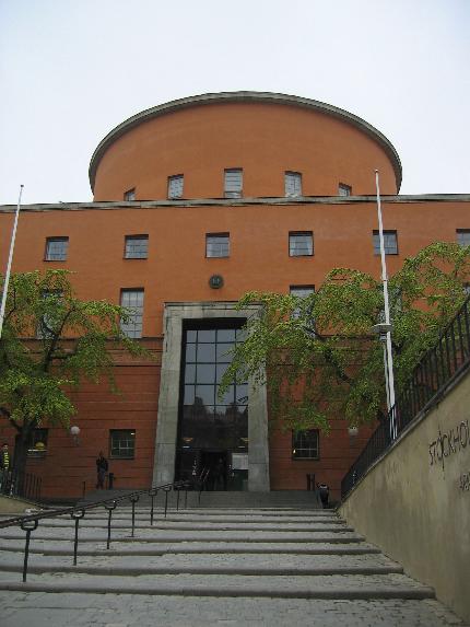 Stockholm's Public Library as designed by Gunnar Asplund