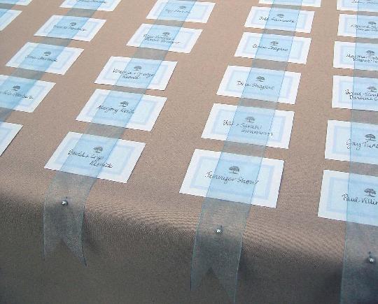 Wedding seating cards